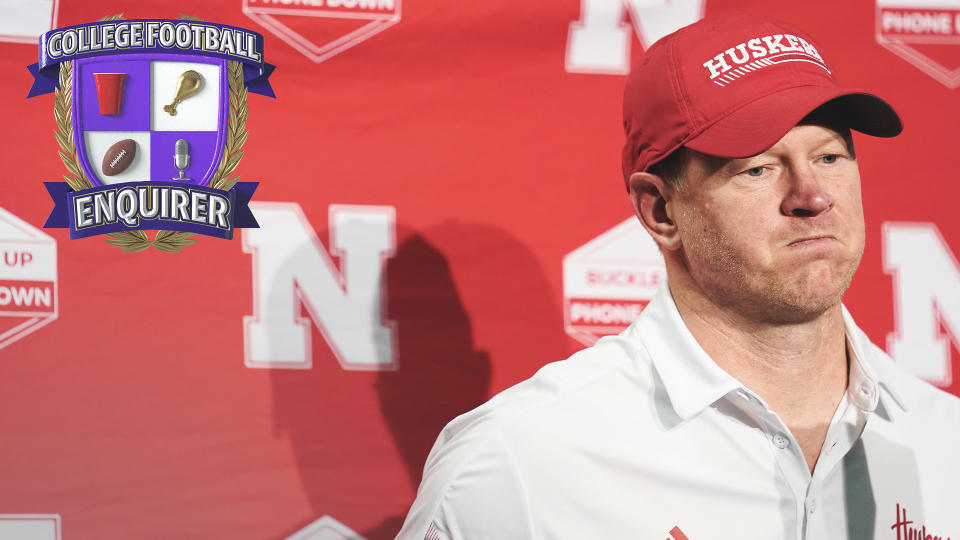 Scott Frost's Nebraska Cornhuskers are set to kick off the college football season this weekend against Northwestern in Dublin, Ireland. (Photo by Patrick McDermott/Getty Images)