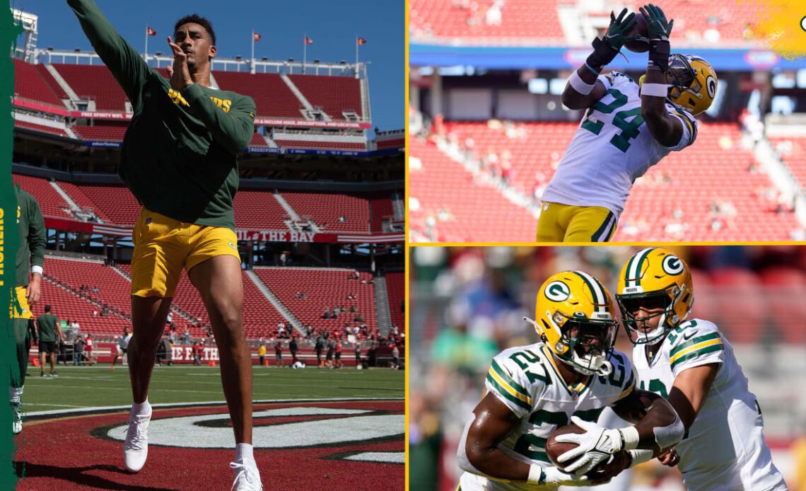 Photos: Best photos from Packers-49ers pregame warmups