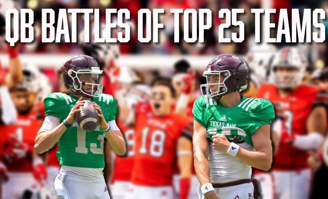 QB Battles of the Preseason Top 25 Teams Texas A&M Notre Dame