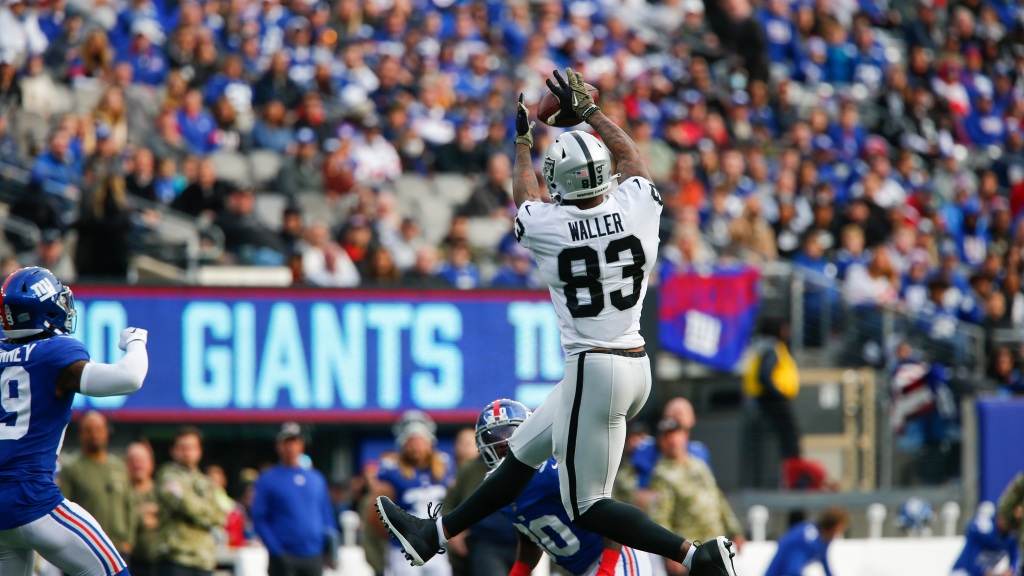 Raiders TE Darren Waller missed practice again on Monday