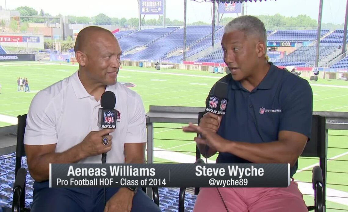Rams Legend Aeneas Williams explains what it felt like to be inducted into the Pro Football Hall of Fame