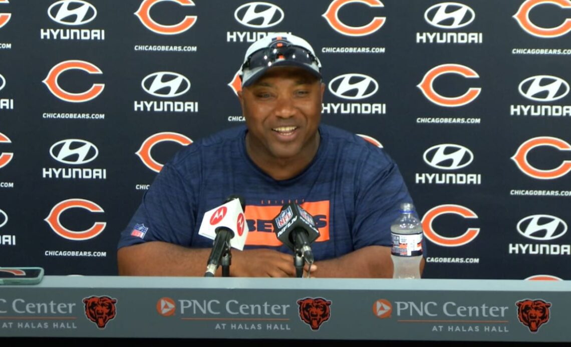 Richard Hightower on Bears special teams | Press Conference