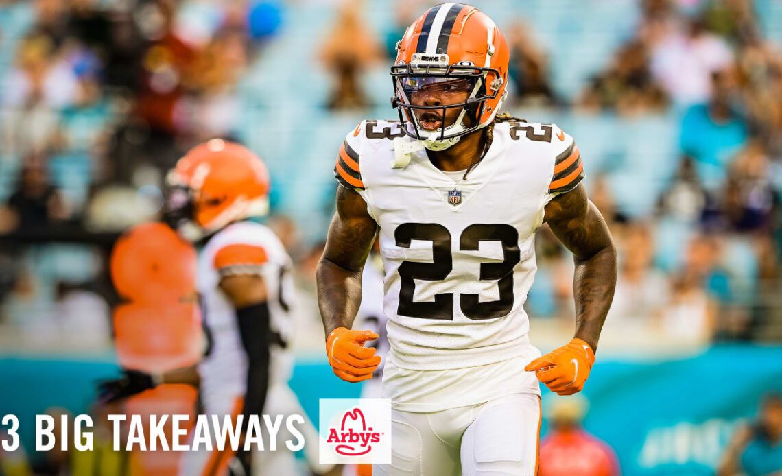 Rookies carry Browns to first preseason win
