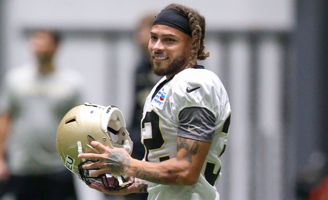 Safety Tyrann Mathieu makes training camp debut with New Orleans Saints