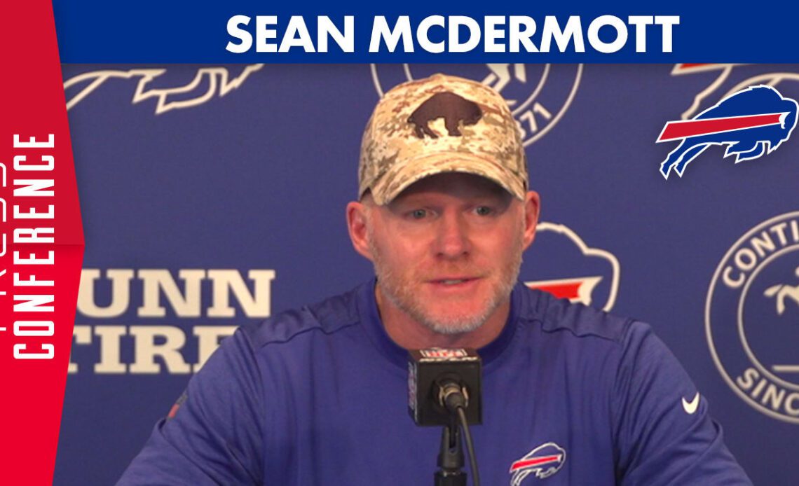 Sean McDermott: "Starters Will Play a Healthy Amount"