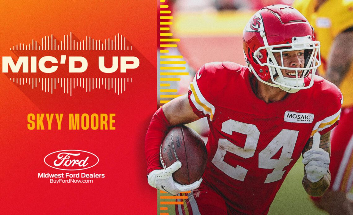 Skyy Moore Mic'd Up: "They done put the mic in my pads." | Chiefs Training Camp 2022