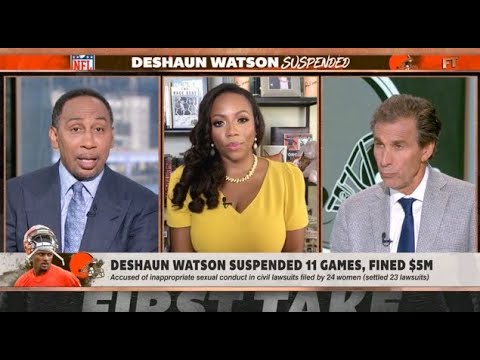 Stephen A. on how Deshaun Watson looks after comments on 11-game suspension | First Take