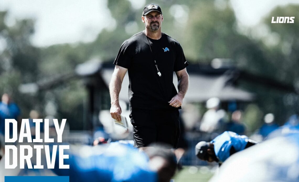 THE DAILY DRIVE: Lions' Dan Campbell left joint practices with Colts feeling 'like we stack up'