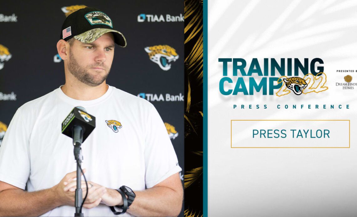 Taylor: "We have a vision" | Press Conference | Jacksonville Jaguars