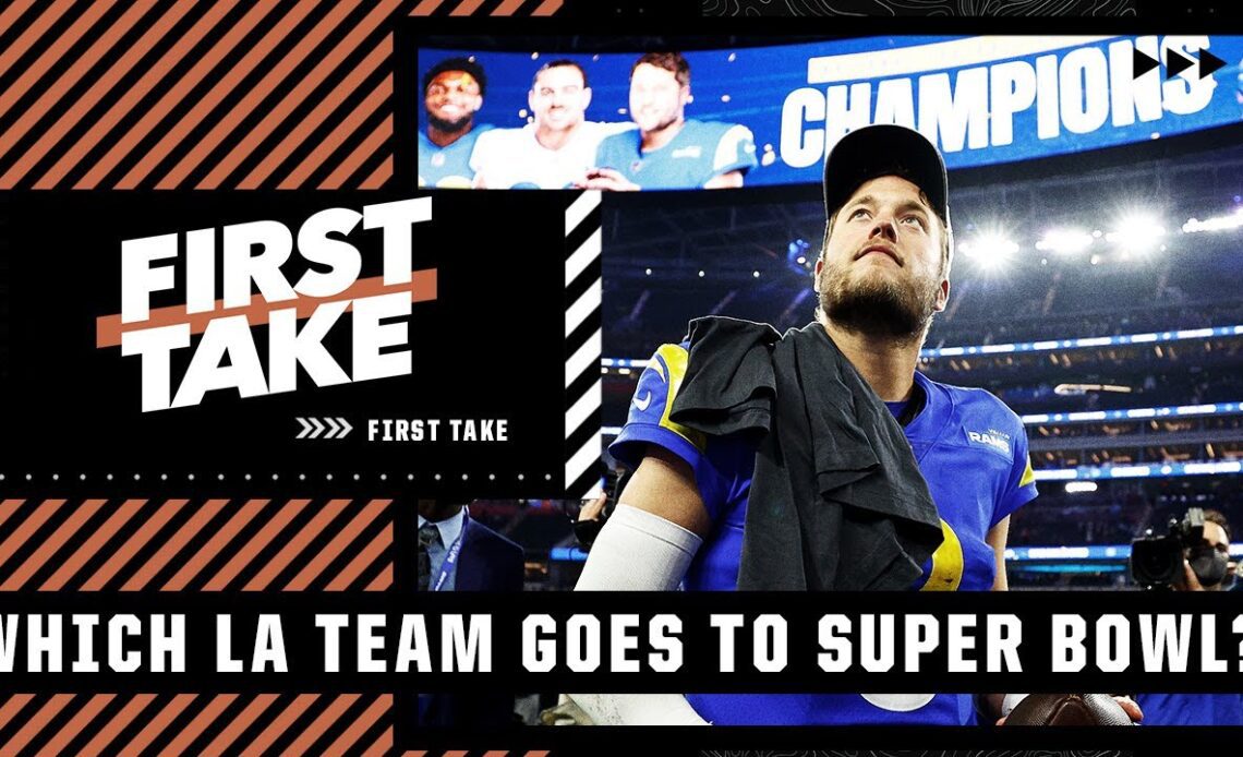 The Rams have an easier path to the Super Bowl 😤 - Stephen A. | First Take