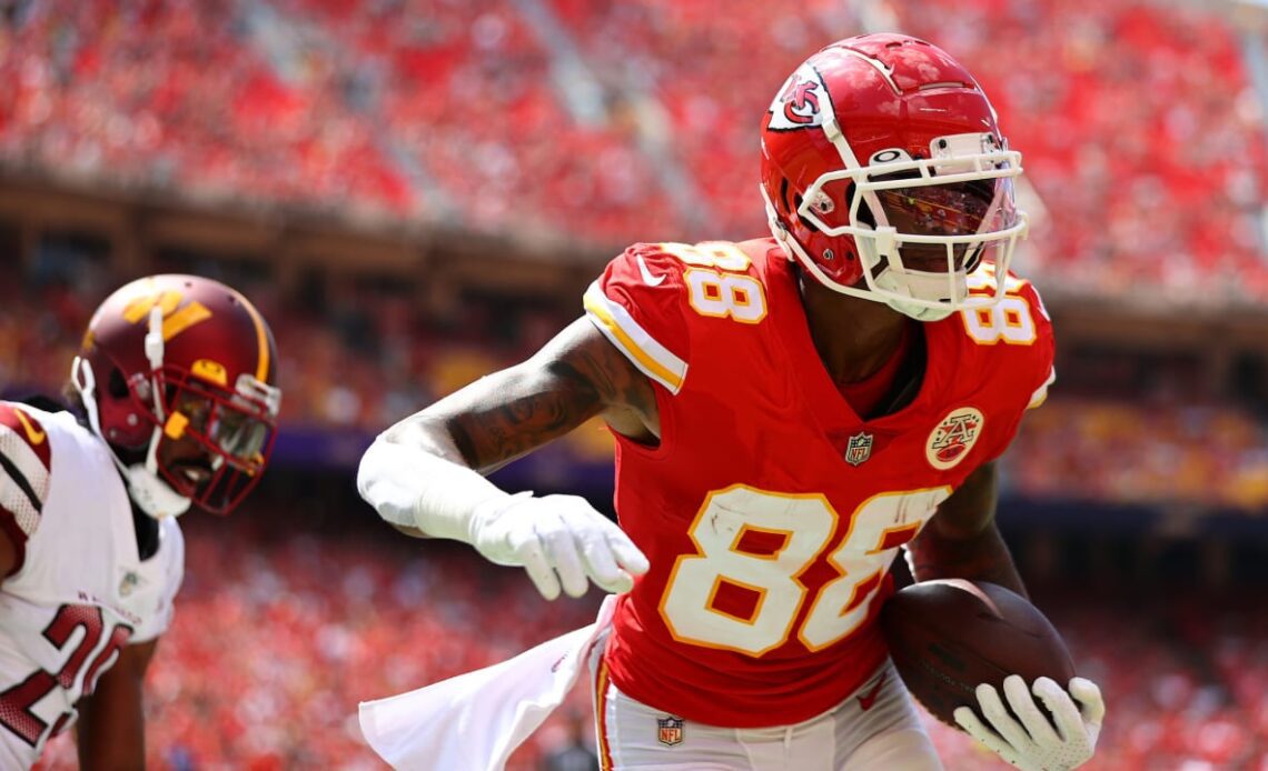 Tight End Jody Fortson Catches Two Touchdowns as Chiefs Defeat Commanders