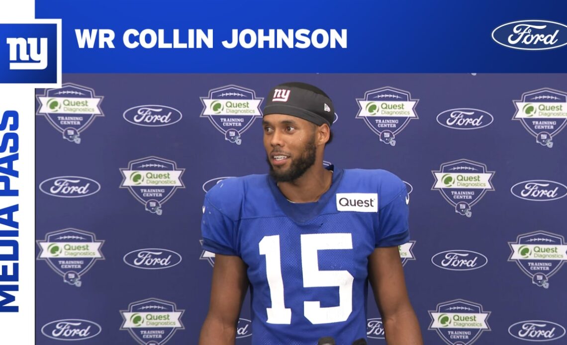 WR Collin Johnson on taking advantage of preseason opportunities