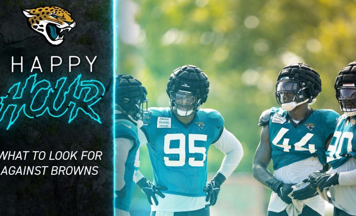What to look out for vs. Browns | Jaguars Happy Hour + The Doug Pederson Show