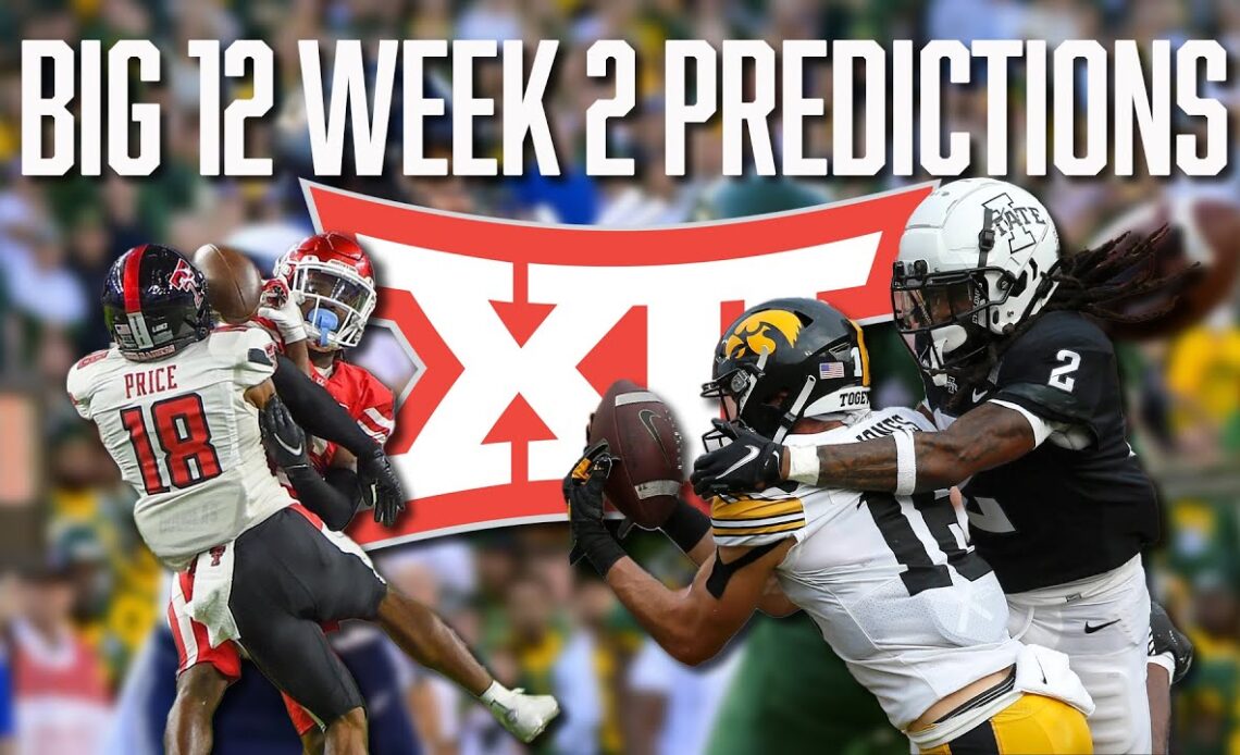 365 Sports Week 2 Big 12 Predictions | CFB | CFB Week 2 | Big 12 Football