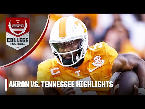 Akron Zips vs. Tennessee Volunteers | Full Game Highlights