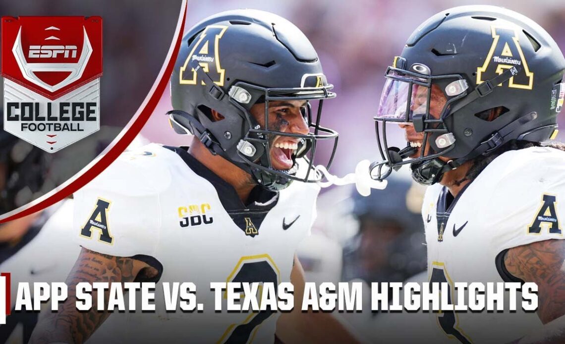 Appalachian State Mountaineers vs. Texas A&M Aggies | Full Game Highlights