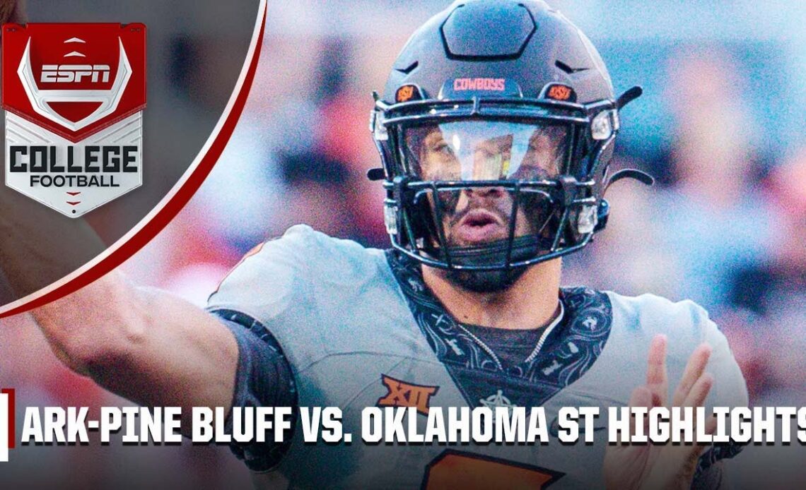 Arkansas-Pine Bluff Golden Lions vs. Oklahoma State Cowboys | Full Game Highlights