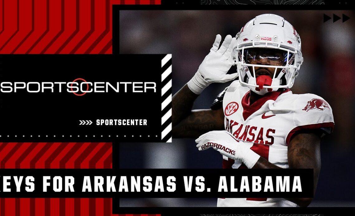 Arkansas needs to find more passing game to beat Alabama - David Pollack | SportsCenter