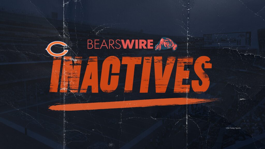 Bears Week 2 inactives: Velus Jones OUT vs. Packers