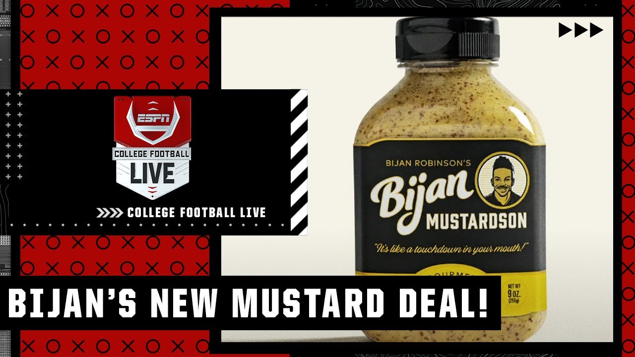 Bijan Robinson's NEW MUSTARD NIL deal 😆💰 College Football Live VCP