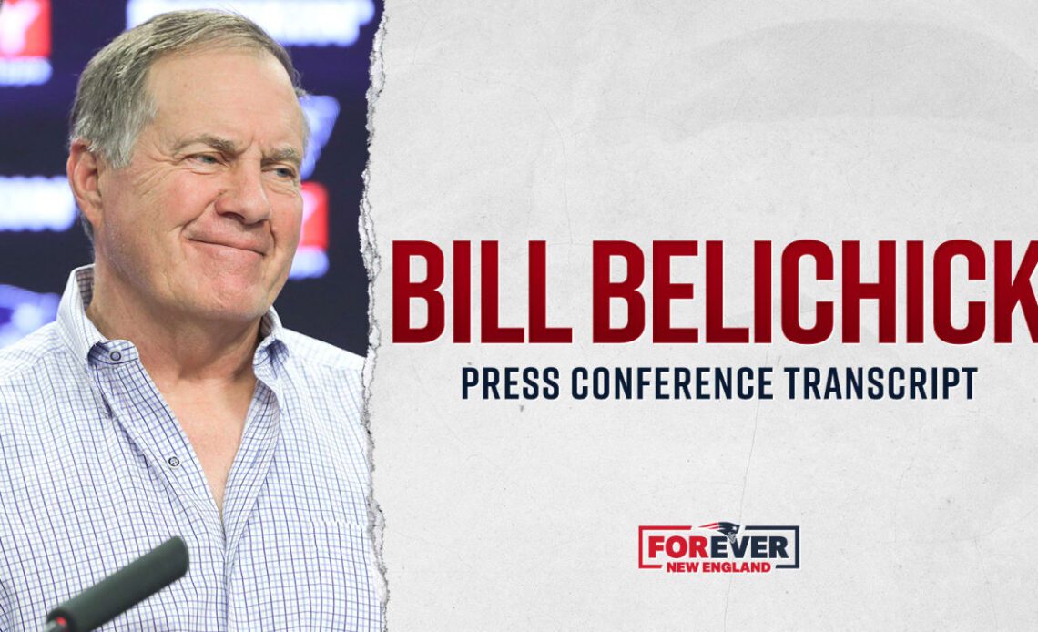 Bill Belichick Press Conference 9/21