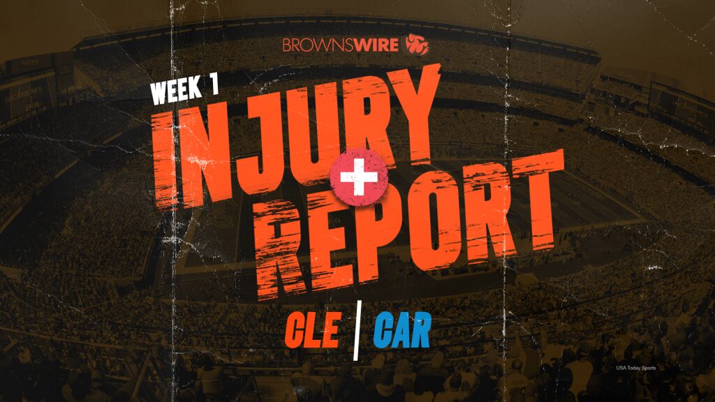 Browns first injury report of Week 1 lists 10 players