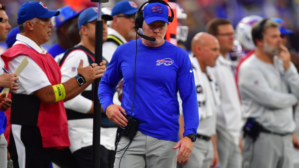 Buffalo Bills’ Sean McDermott post-Rams win locker room speech