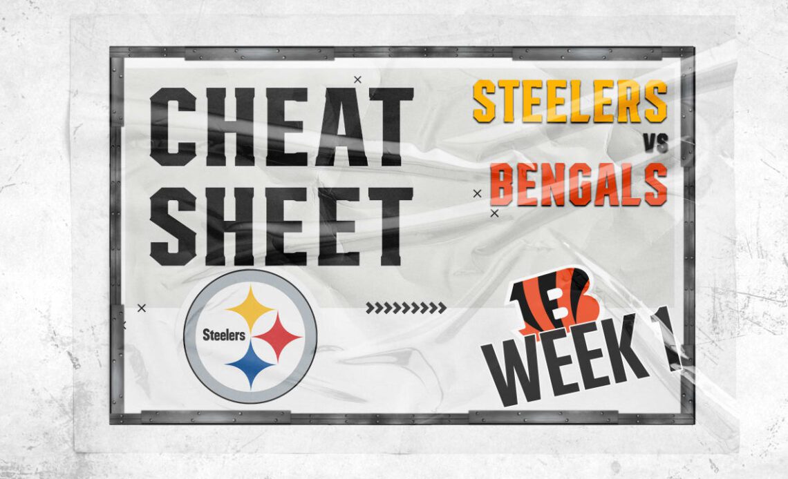 Cheat Sheet: Steelers at Bengals