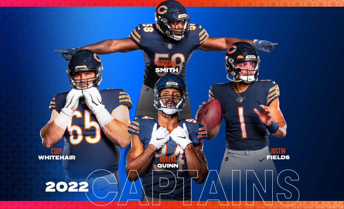 Chicago Bears name 4 captains for 2022 season, 1 honorary captain for Week 1