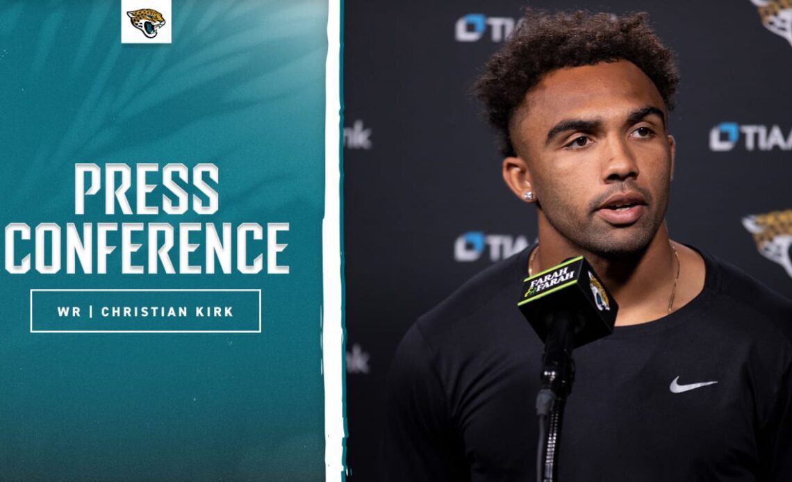 Christian Kirk: "We're going to correct and get better" | Press Conference | Jacksonville Jaguars