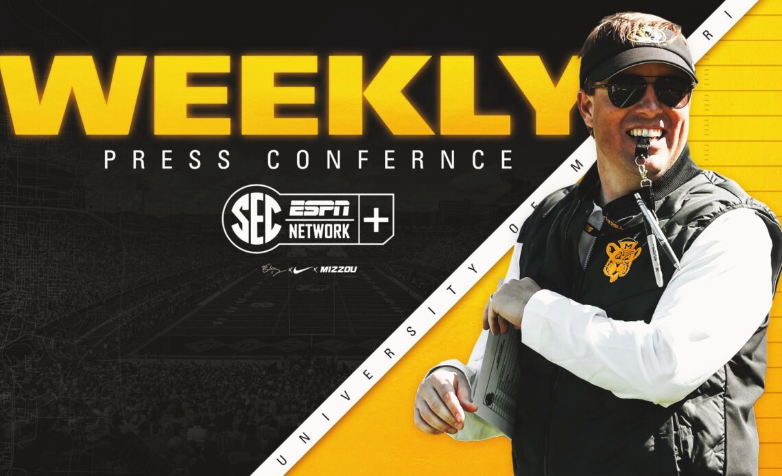 Coach Drinkwitz Weekly Presser Graphic