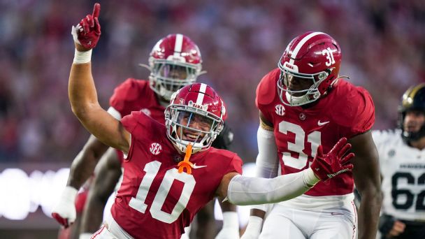 College football SP+ rankings after Week 4