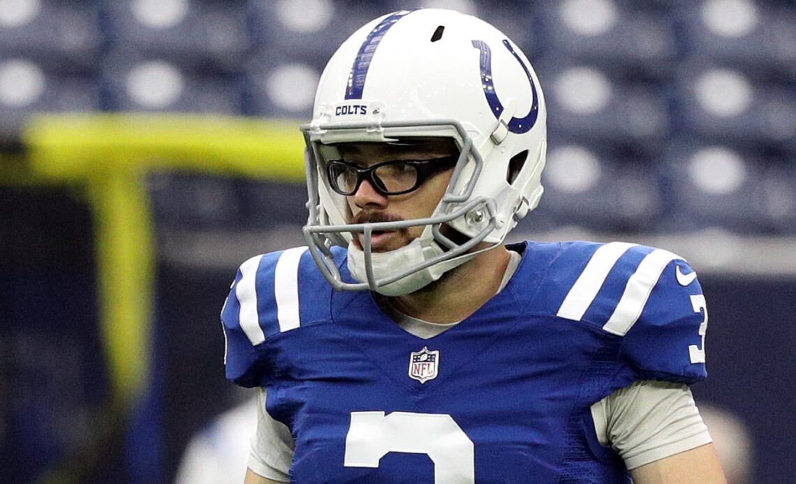 Colts cut kicker Rodrigo Blankenship and immediately sign two new kickers to battle it out