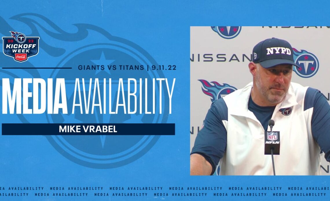 Come Back and Be Better Against Buffalo | Mike Vrabel Media Availability