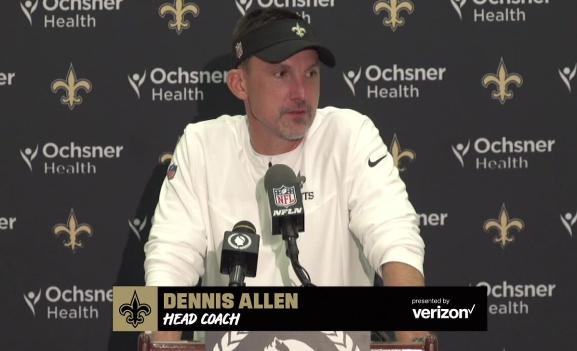 Dennis Allen recaps loss | Saints at Buccaneers 2022 Week 2 Postgame Interview