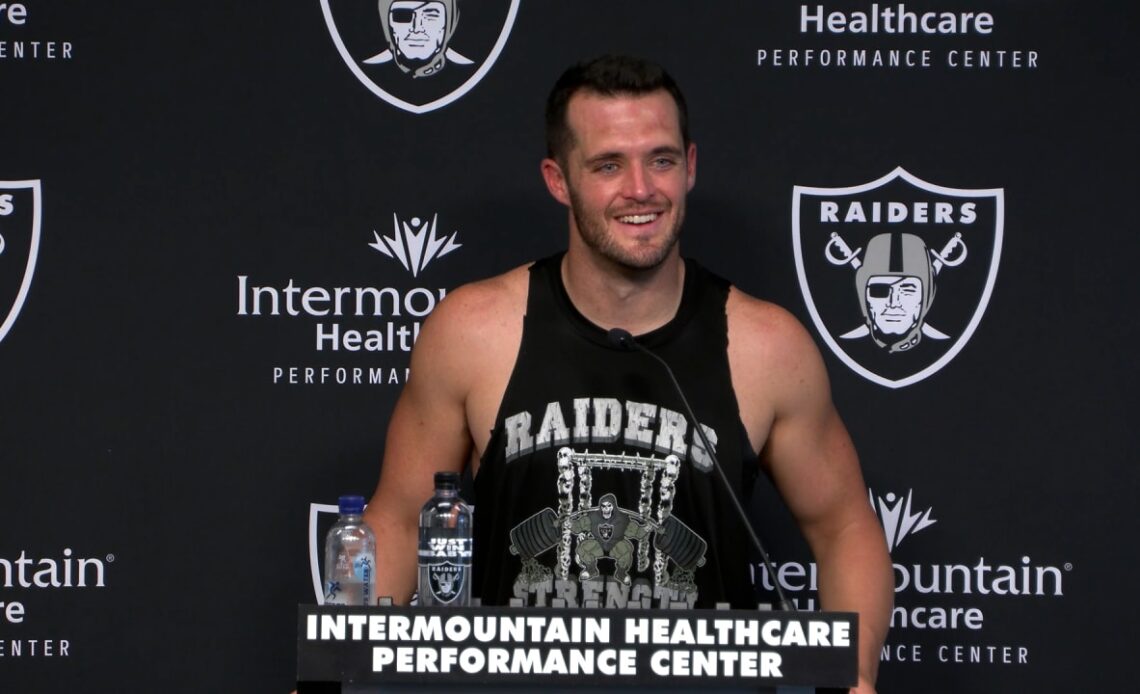 Derek Carr on joint practices with Patriots: 'I love the different looks you get'