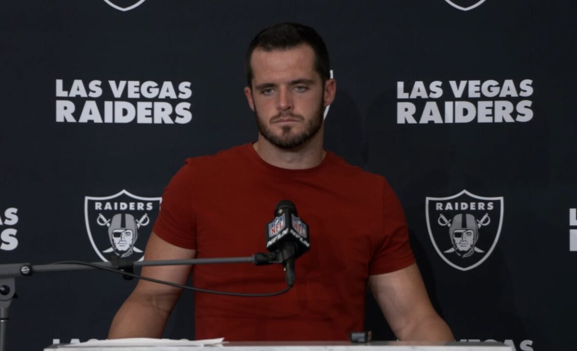 Derek Carr's Postgame Presser - 9.11.22 | Week 1 vs. Chargers