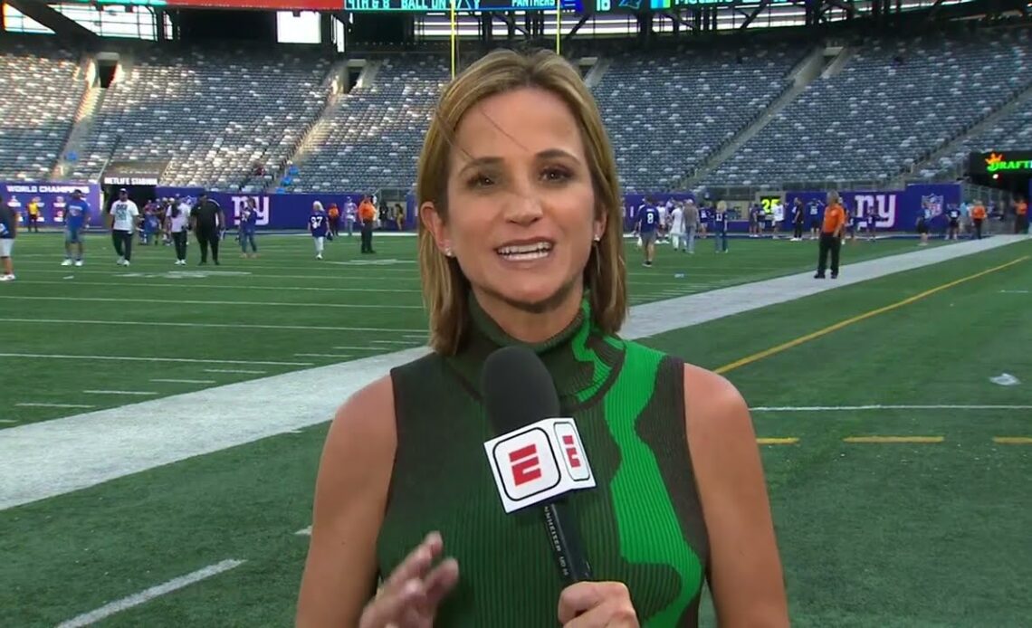 Dianna Russini details how the Giants were able to lock in the win vs. Panthers | NFL on ESPN