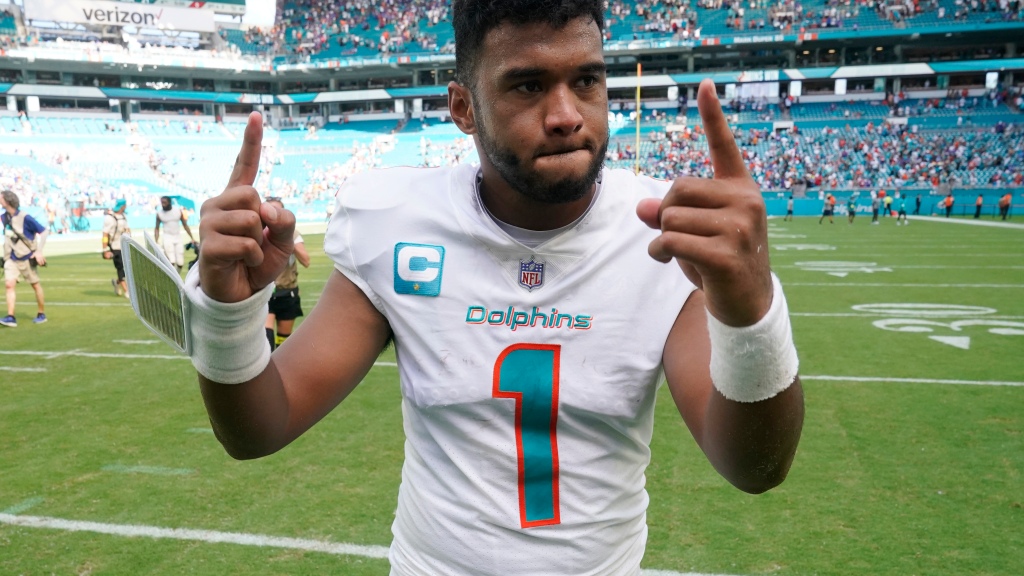 Dolphins’ Week 3 post-win locker room celebration