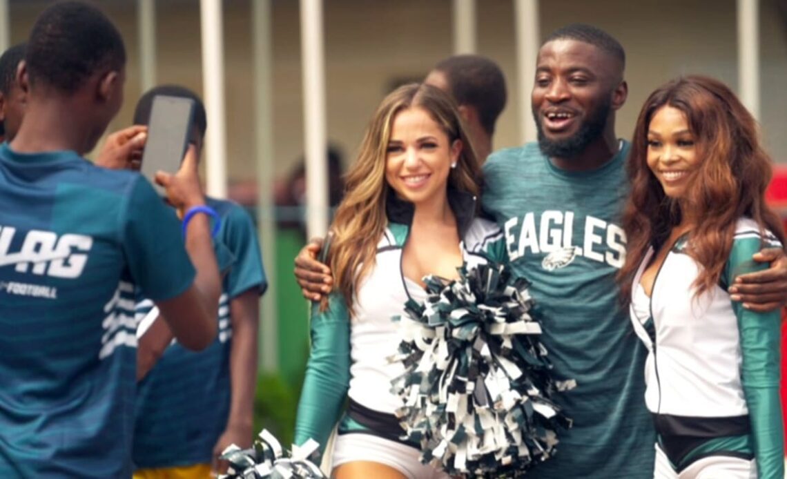 Eagles Cheerleaders take the game to new horizons