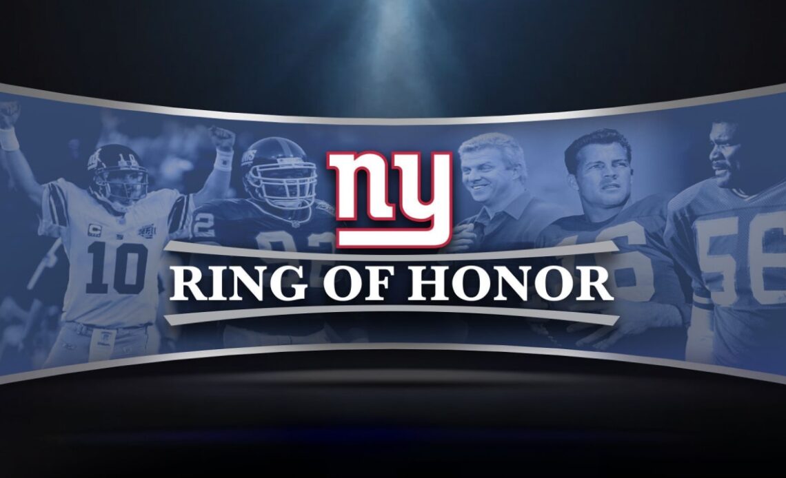 📸 Every member in New York Giants Ring of Honor