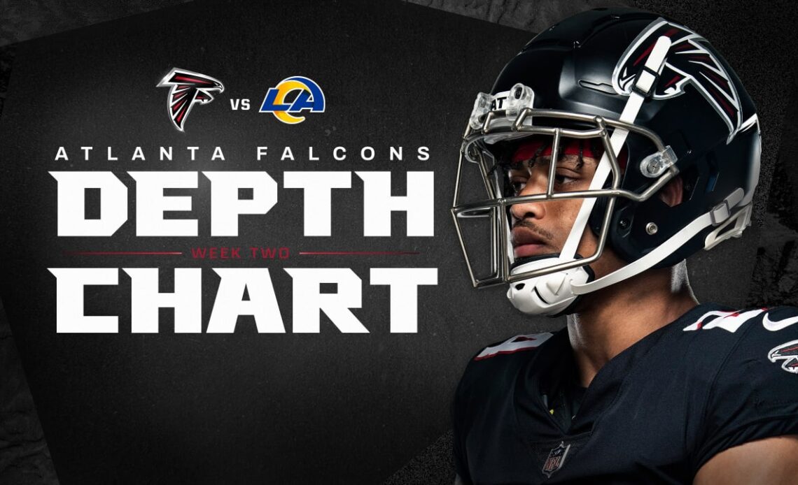 Falcons release depth chart heading into Week 2 of 2022 NFL regular season