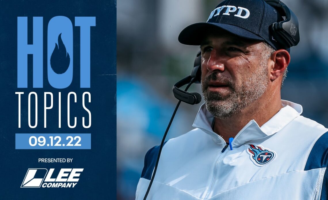Hot Topics From Titans HC Mike Vrabel's Monday Presser