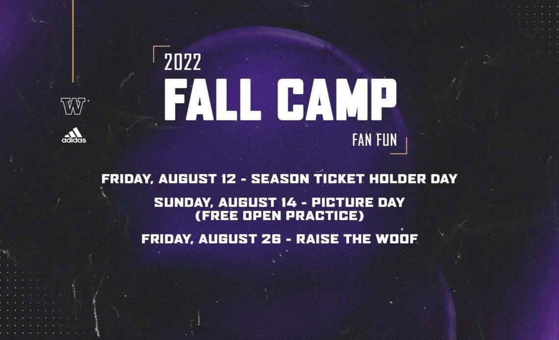 Husky Football Special Events For Fans Coming Soon