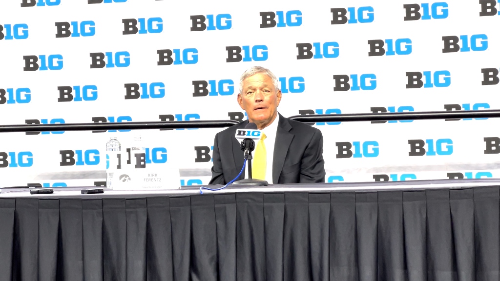 Iowa coach Kirk Ferentz talks Michigan football before Saturday