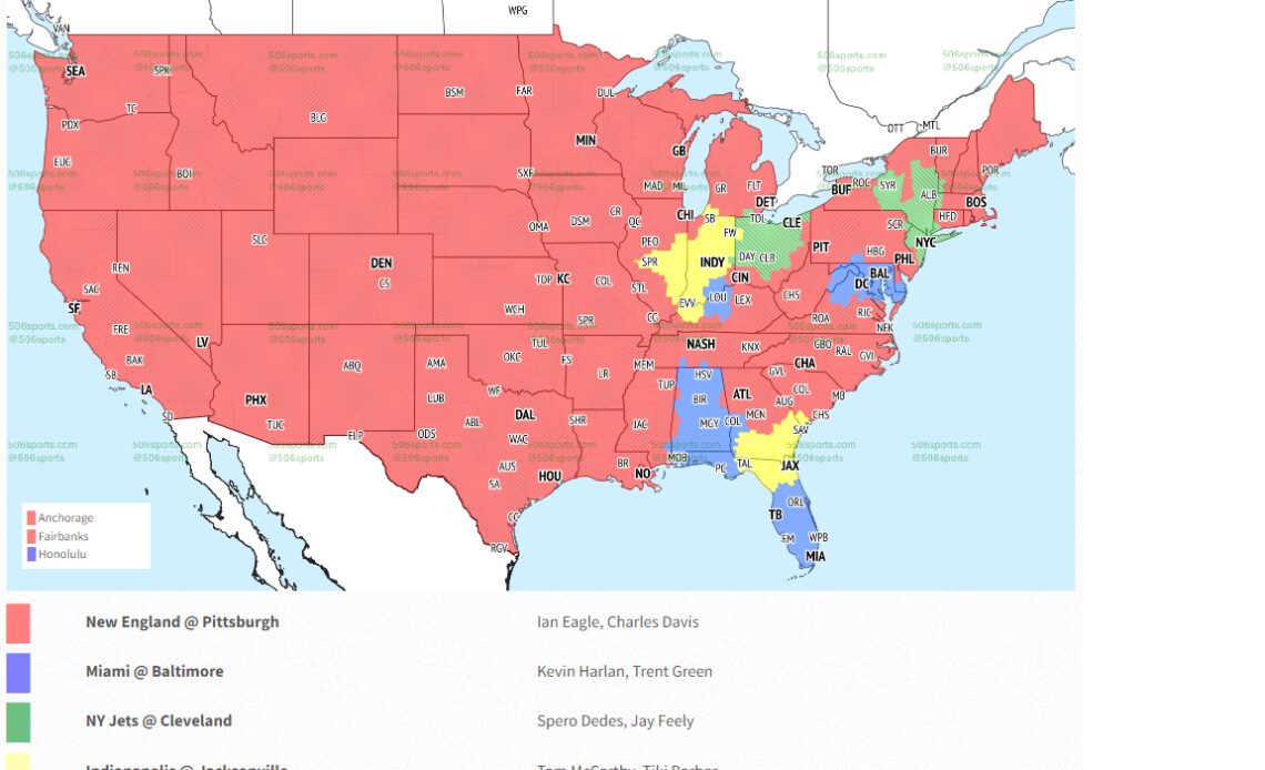 Is Dolphins vs. Ravens Week 2 broadcast on TV in your area?