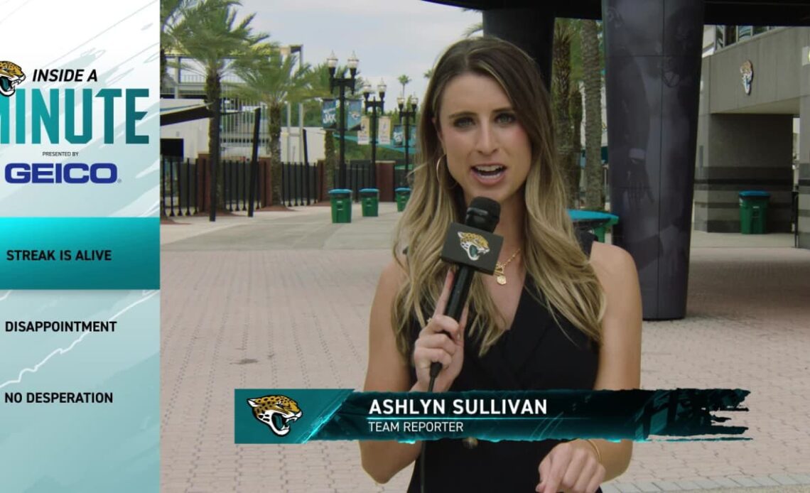 Jaguars look to put past behind them in week 2 | Inside a Minute: Wednesday, September 14