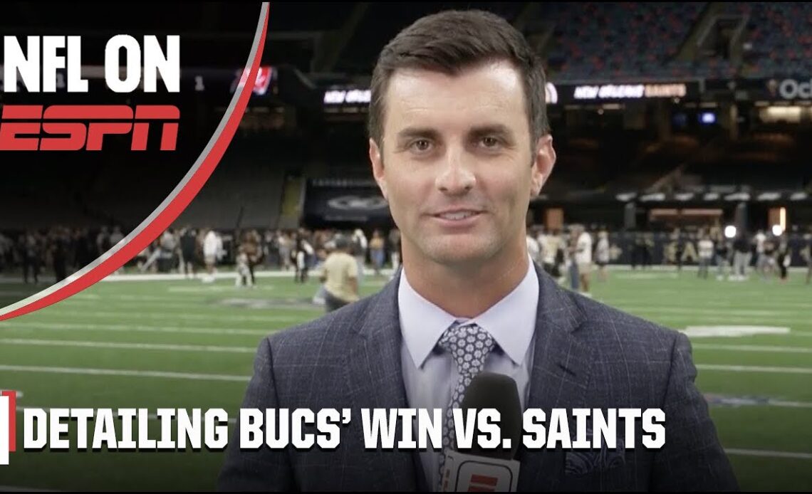 Jeff Darlington details how the Bucs snapped a 7-game losing streak to the Saints | NFL on ESPN