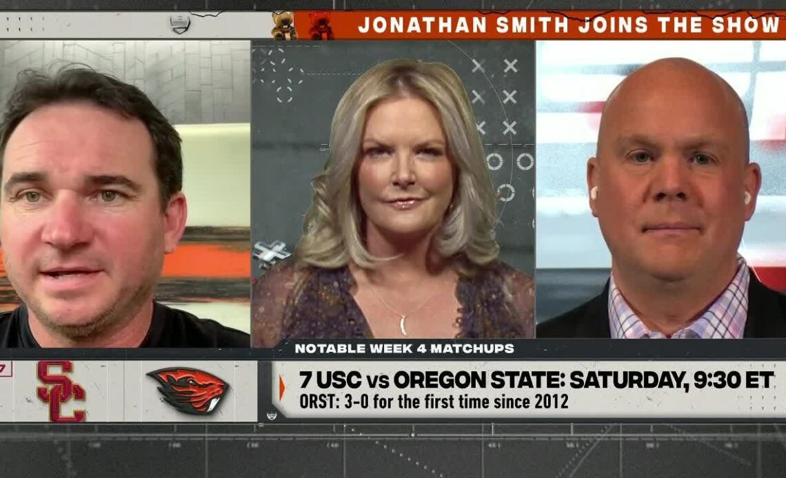 Jonathan Smith is confident Oregon State will respond to USC's explosive offense in Week 4