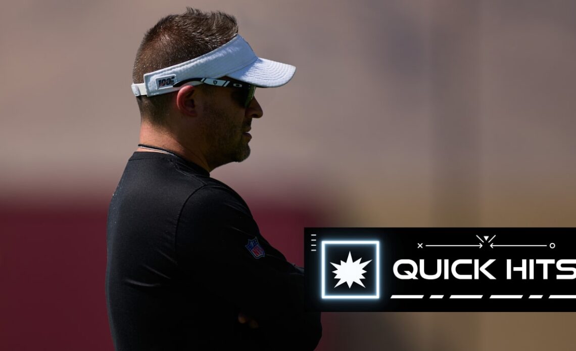 Josh McDaniels focusing team on learning from loss and moving forward toward the Titans